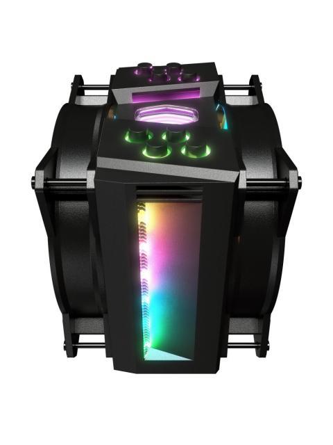 DISIPADOR CPU COOLER MASTER MASTERAIR MA410M 2 X 120MM 650 - 1800RPM NEGRO
