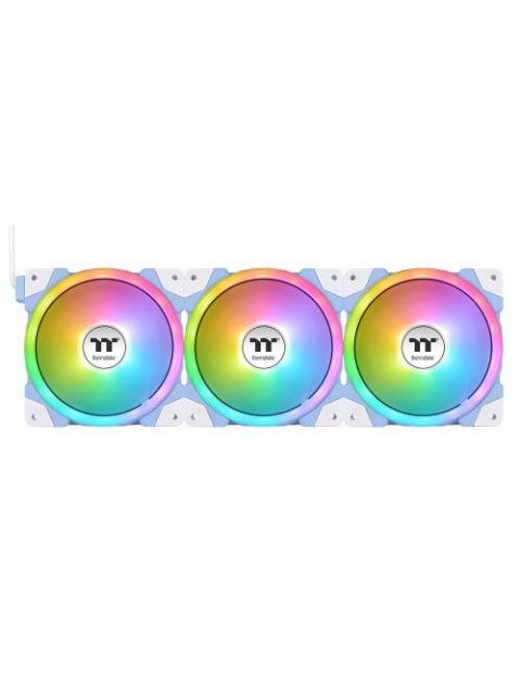 VENTILADOR THERMALTAKE SWAFAN EX12 120 MM 500 - 2000RPM BLANCO-AZUL - 3 VENTILADORES