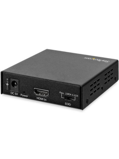 DIVISOR DE AUDIO Y VIDEO HDMI 4K 60HZ EXTRACTOR DE AUDIO HDR