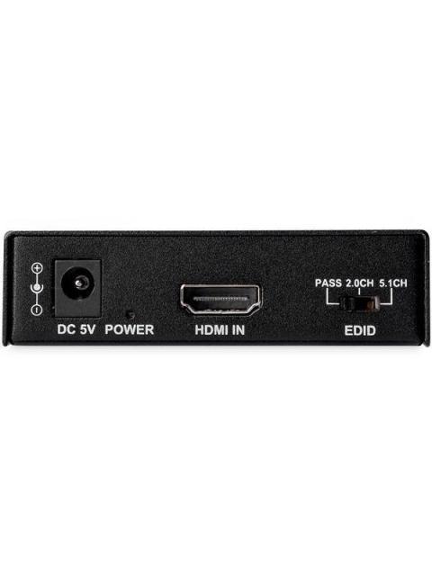 DIVISOR DE AUDIO Y VIDEO HDMI 4K 60HZ EXTRACTOR DE AUDIO HDR
