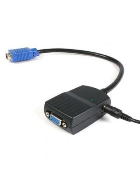 STARTECH  MINI DUPLICADOR DIVISOR DE VIDEO VGA DE 2 PUERTOS USB NEGRO