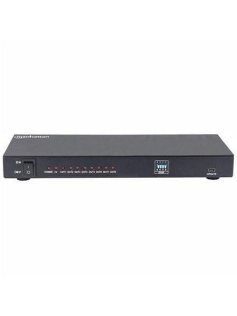MANHATTAN VIDEO SPLITTER HDMI 8 PUERTOS NEGRO