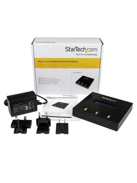 DOCK CLONADOR 2 A 1 BORRADOR MEMORIAS FLASH USB 2.0 STARTECH USBDUP12