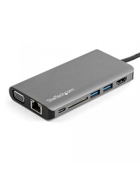 STARTECH  DOCKING STATION DKT30CHVAUSP USB-C 1X USB-C 2X USB 3.0 1X HDMI 1X VGA GRIS