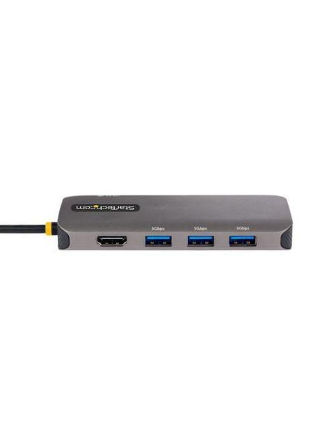 DOCKING STATION STARTECH USB-C 3X USB-A 3.2 USB-A 3.1 RJ-45 HDMI GRIS 127B-USBC-MULTIPORT