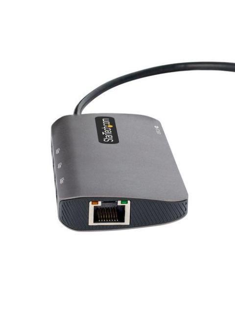DOCKING STATION STARTECH USB-C 3X USB-A 3.2 USB-A 3.1 RJ-45 HDMI GRIS 127B-USBC-MULTIPORT