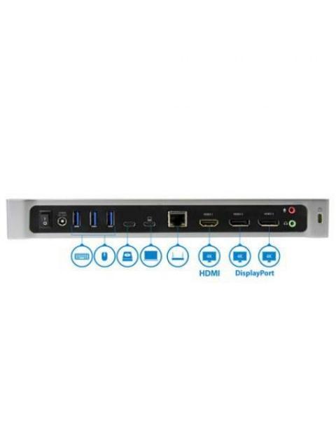 STARTECH  DOCKING STATION PARA LAPTOPS USB-C 4X USB 3.0 1X HDMI 1X RJ-45