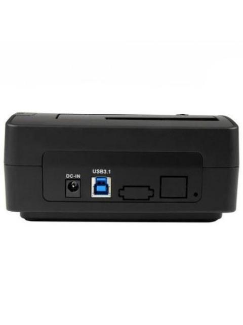 STARTECH  DOCKING STATION PARA 1 DISCO DURO 2.5-3.5 SATA USB 3.1 NEGRO