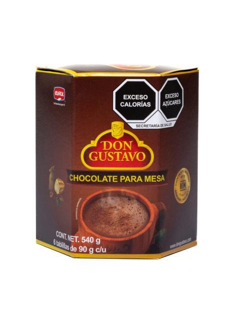 DON GUSTAVO CHOCOLATE MESA 540 GR