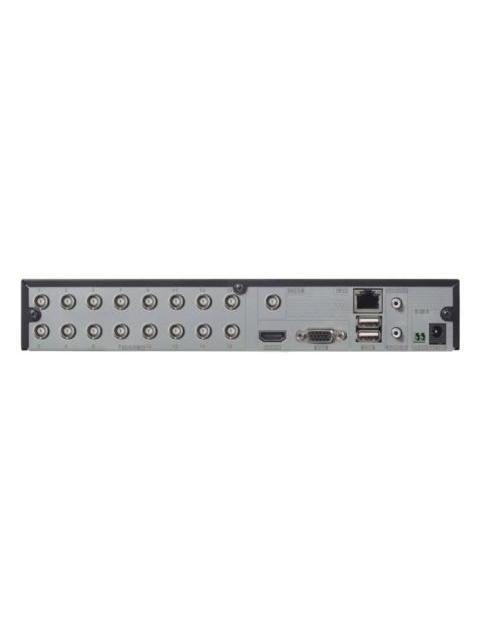 DVR PENTAHIBRIDO DE 16 CANALES 5 MP (AHD-TVI-CVI-CVBS) + 8 CHIP HASTA 5 MP (VIA RED) DYNAMIC HYBRID HDD 6 TB HDMI H.265