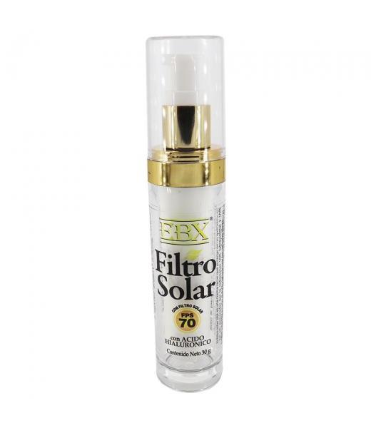 EBX FILTRO SOLAR FPS 70 30 GR CON ACIDO HIALURONICO MEGAMIX
