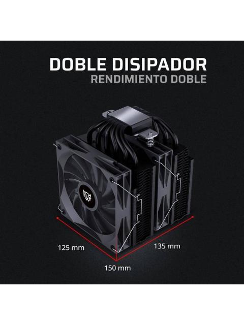 ENFRIAMIENTO DE AIRE BAMLAM RUSH HELIUX EXPERT HEX90 SISTEMA DE ENFRIAMIENTO DE AIRE TDP 295 W