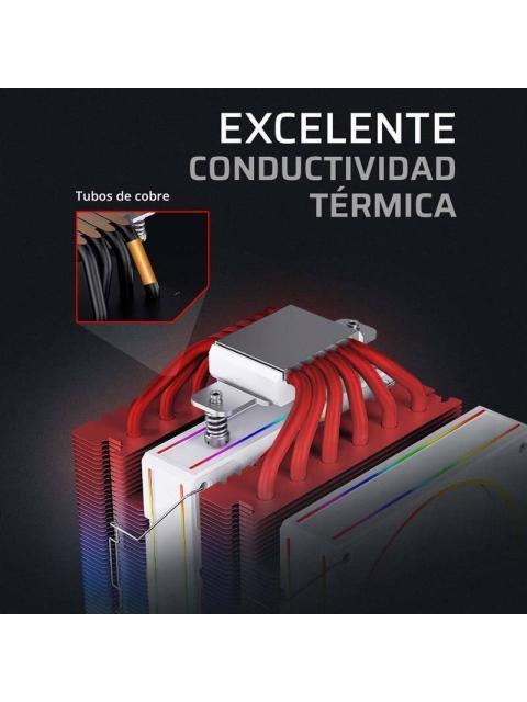 ENFRIAMIENTO DE AIRE BAMLAM RUSH HELIUX PRO HEX60 SISTEMA DE ENFRIAMIENTO DE AIRE DISIPADOR DE AIRE ILUMINACION ARGB