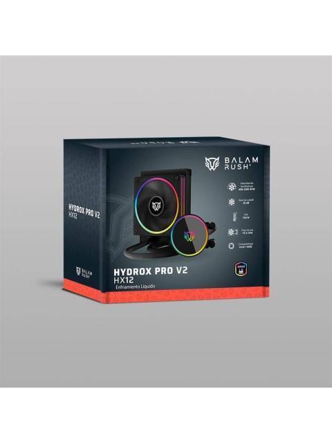 ENFRIAMIENTO LIQUIDO BAMLAM RUSH HYDROX PRO V2 HX12 SISTEMA DE ENFRIAMIENTO LIQUIDO TDP 150 W