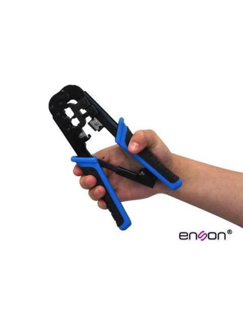 ENSON PINZAS PONCHADORAS ENS-NT02 RJ-45 NEGRO-AZUL