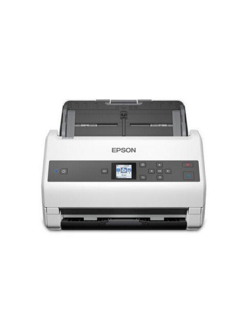 SCANNER EPSON WORKFORCE DS-870 600 X 600DPI ESCANER COLOR ESCANEADO DUPLEX USB 3.0 GRIS-BLANCO