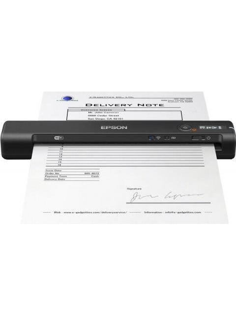SCANNER EPSON WORKFORCE ES-60W 600 X 600DPI ESCANER COLOR USB NEGRO