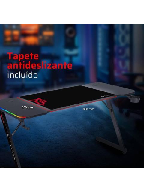 ESCRITORIO GAMER ERGONOMICO OLYMPUS SPOT GLOW MRX6000 BALAM RUSH LEGEND SERIES ESCRITORIO GAMER ERGONOMICO 140 X 60CM ILUMINACION RGB
