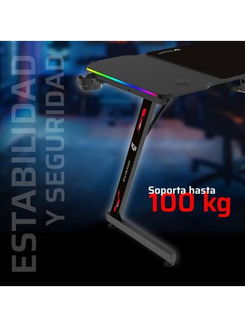 ESCRITORIO GAMER ERGONOMICO OLYMPUS SPOT GLOW MRX6000 BALAM RUSH LEGEND SERIES ESCRITORIO GAMER ERGONOMICO 140 X 60CM ILUMINACION RGB