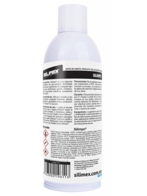 SILIMEX SILIMPO ESPUMA LIMPIADORA PARA EXTERIORES DE PC 454ML