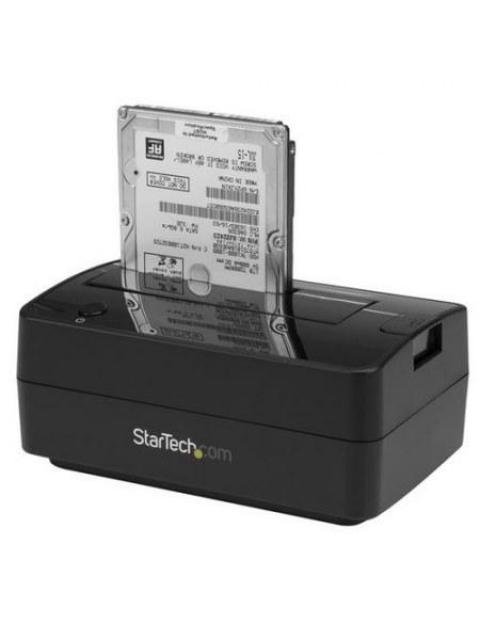 STARTECH  DOCKING STATION PARA 1 DISCO DURO 2.5-3.5 SATA USB 3.1 NEGRO