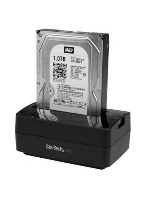 STARTECH  DOCKING STATION PARA 1 DISCO DURO 2.5-3.5 SATA USB 3.1 NEGRO