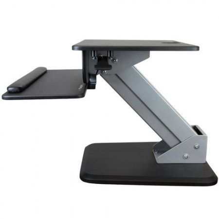 STARTECH  ESTACION DE TRABAJO DE PIE Y SENTADO ARMSTS HASTA 13KG PARA MONITOR 30 NEGRO-PLATA