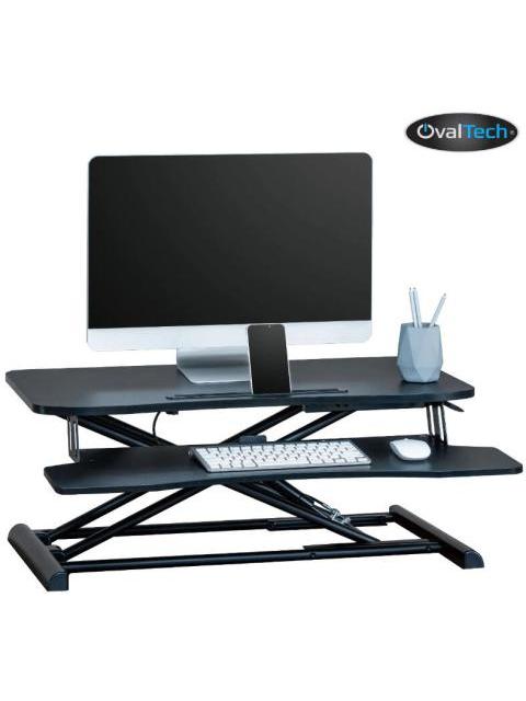 ESTACION DE TRABAJO DE PIE Y SENTADO OVDESK800MM OVALTECH DE DIMENSIONES 800X400MM