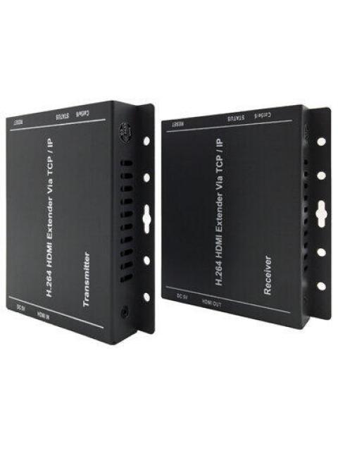 BROBOTIX EXTENSOR DE VIDEO AV ALAMBRICO CAT5E 1X HDMI 2X RJ-45 150 METROS
