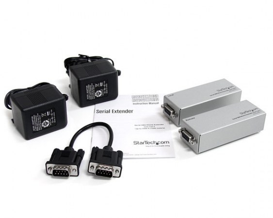 STARTECH  EXTENSOR DB9 RS232 SERIAL POR CABLE ETHERNET CAT5 UTP HASTA 1000M