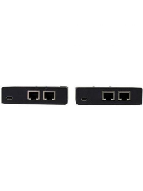 STARTECH  EXTENSOR HDMI POR CABLE CAT6 CON HUB USB DE 4 PUERTOS 50M NEGRO