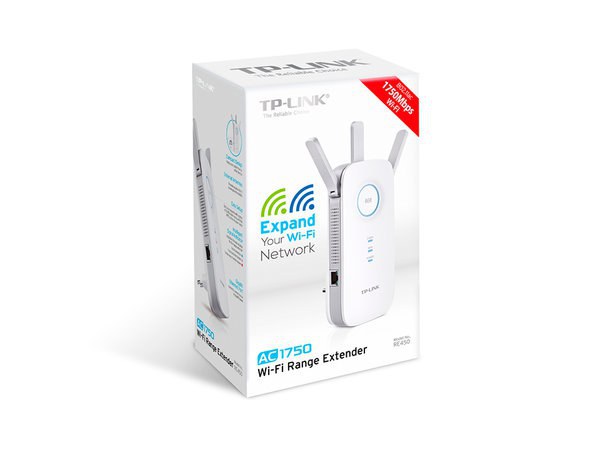 TP-LINK EXTENSOR DE COBERTURA WIFI AC1750 RE450 INALAMBRICO 450 MBIT-S EN 2.4GHZ 1300 MBIT-S EN 5GHZ