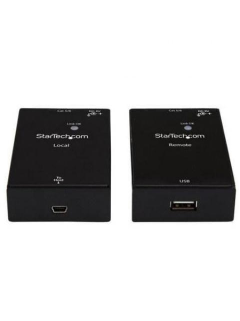 STARTECH  EXTENSOR DE 1 PUERTO USB 2.0 POR CABLE CAT5-CAT6 HASTA 50 METROS