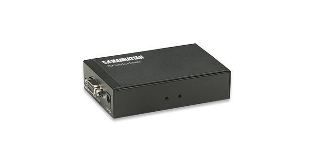 MANHATTAN EXTENSOR DE AUDIO Y VIDEO HASTA 300M VGA CAT5-5E-6