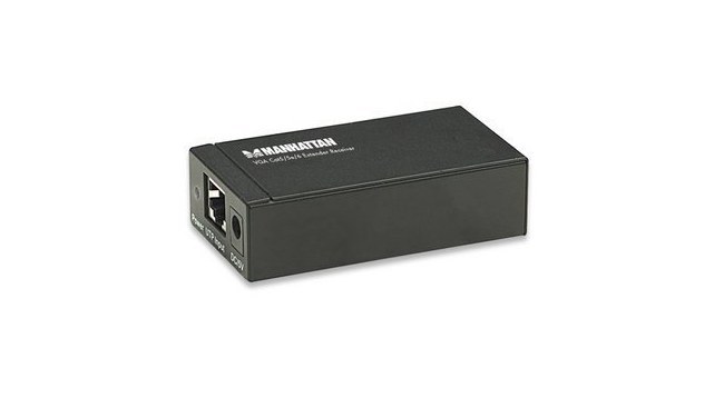 MANHATTAN EXTENSOR DE AUDIO Y VIDEO HASTA 300M VGA CAT5-5E-6