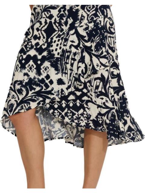 FALDA ESAMPADA AZUL MARINO HOLLY LAND