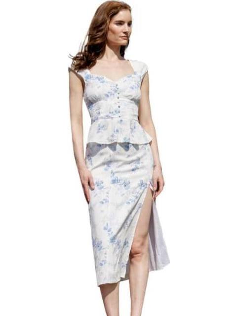 FALDA ESTAMPADA BLANCO HOLLY LAND