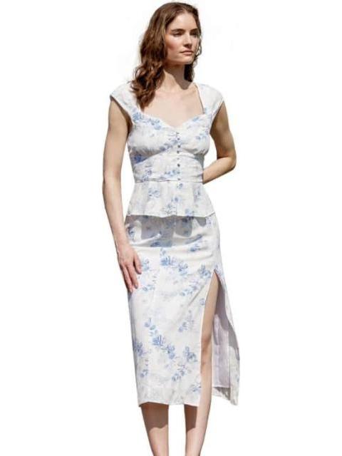 FALDA ESTAMPADA BLANCO HOLLY LAND