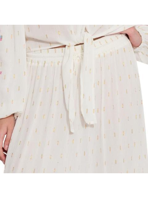 FALDA ESTAMPADA MARFIL HOLLY LAND