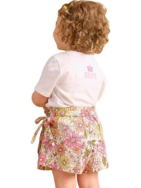 FALDA ESTAMPADA ROSA HOLLY LAND KIDS
