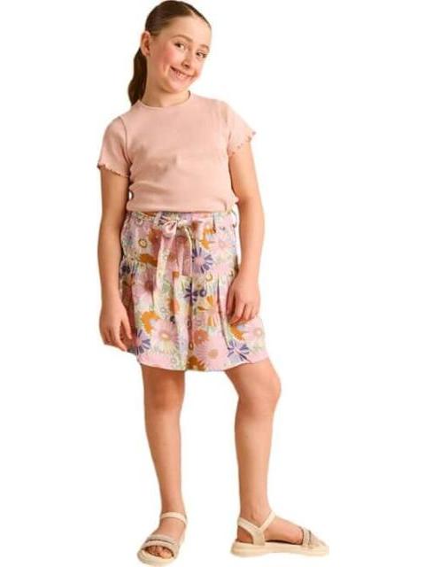 FALDA ESTAMPADA ROSA HOLLY LAND KIDS