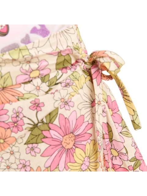 FALDA ESTAMPADA ROSA HOLLY LAND KIDS