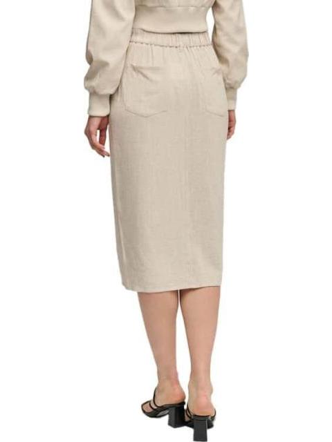 FALDA LARGA DE LINO BEIGE HOLLY LAND