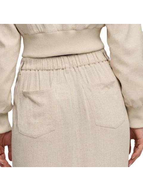 FALDA LARGA DE LINO BEIGE HOLLY LAND