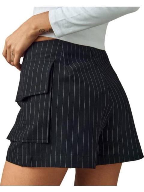 FALDA SHORT CARGO NEGRO HOLLY LAND