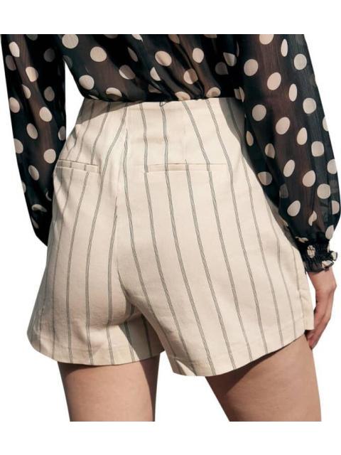 FALDA SHORT DE LINO BLANCO/NEGRO HOLLY LAND