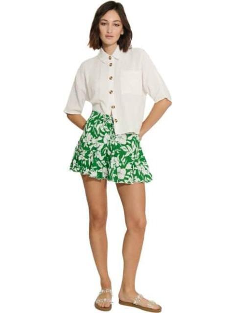 FALDA SHORT ESTAMPADO VERDE PRIMARK