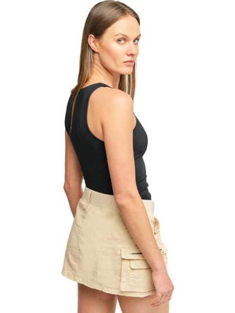 FALDA SHORT GABARDINA BEIGE HOLLY LAND