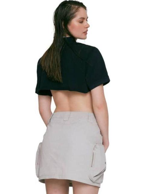FALDA SHORT GABARDINA GRIS HOLLY LAND