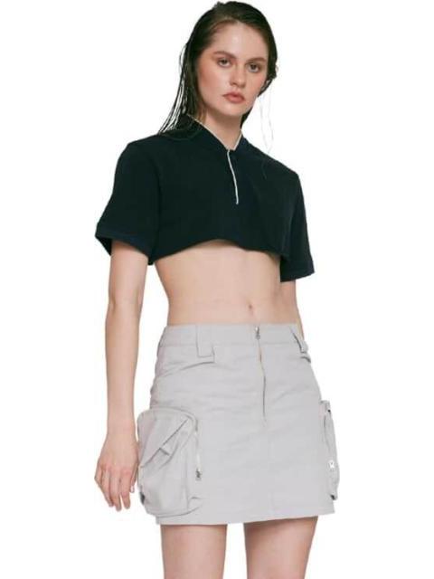 FALDA SHORT GABARDINA GRIS HOLLY LAND